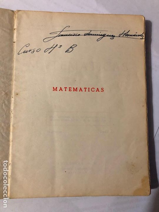 Libros de segunda mano: Matem&aacute;ticas 4 - Marcos, Constantino y Mart&iacute;nez, Jacinto - Foto 4