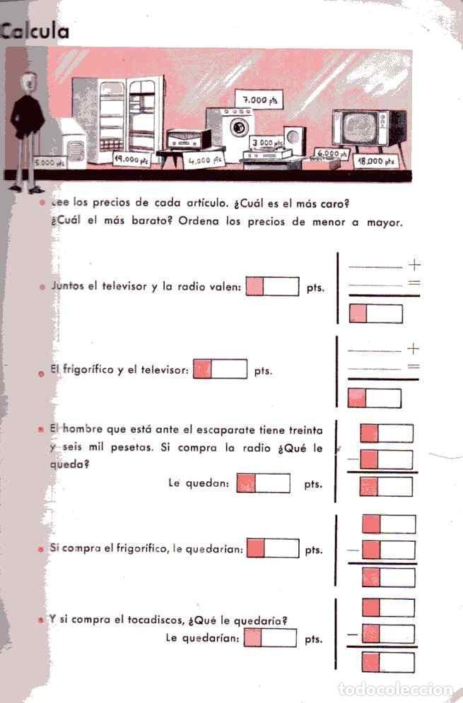 Libros de segunda mano: N&Uacute;MEROS Y CUENTAS 3&ordm; - MANUEL LUQUE LUCENTA - COMPI-EDESCO 1967 - Foto 3