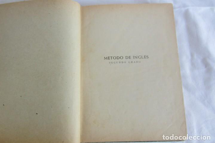 Libros de segunda mano: M&eacute;todo de Ingl&eacute;s Primer + Segundo Grado Luis Vives 1949 - Foto 10