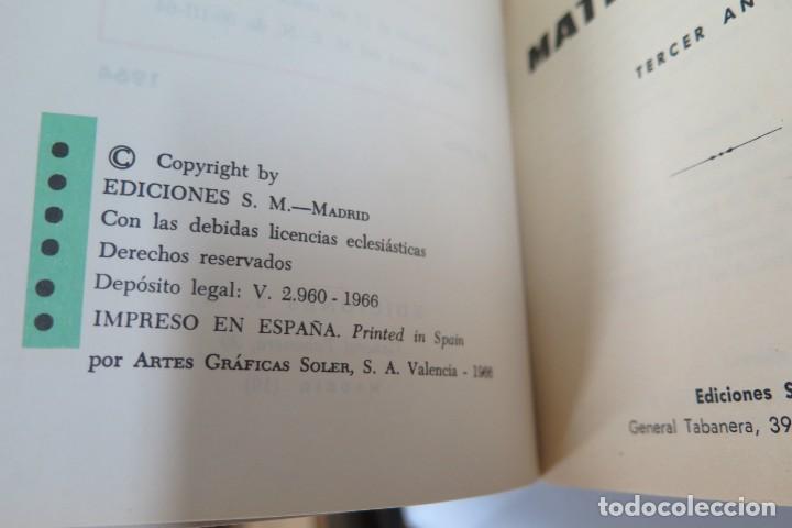 Libros de segunda mano: MATEM&Aacute;TICAS 3&deg;. EDITORIAL S. M. C. MARCOS. J. MART&Iacute;NEZ. CON PROGRAMA ASIGNATURA - Foto 2