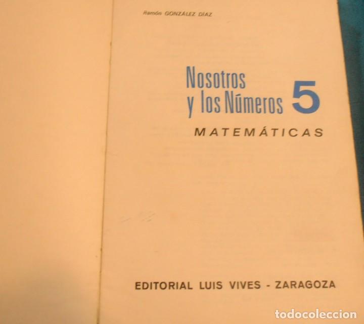 Libros de segunda mano: NOSOTROS Y LOS NUMEROS, MATEMATICAS 5, EDELVIVES, EGB - Foto 4