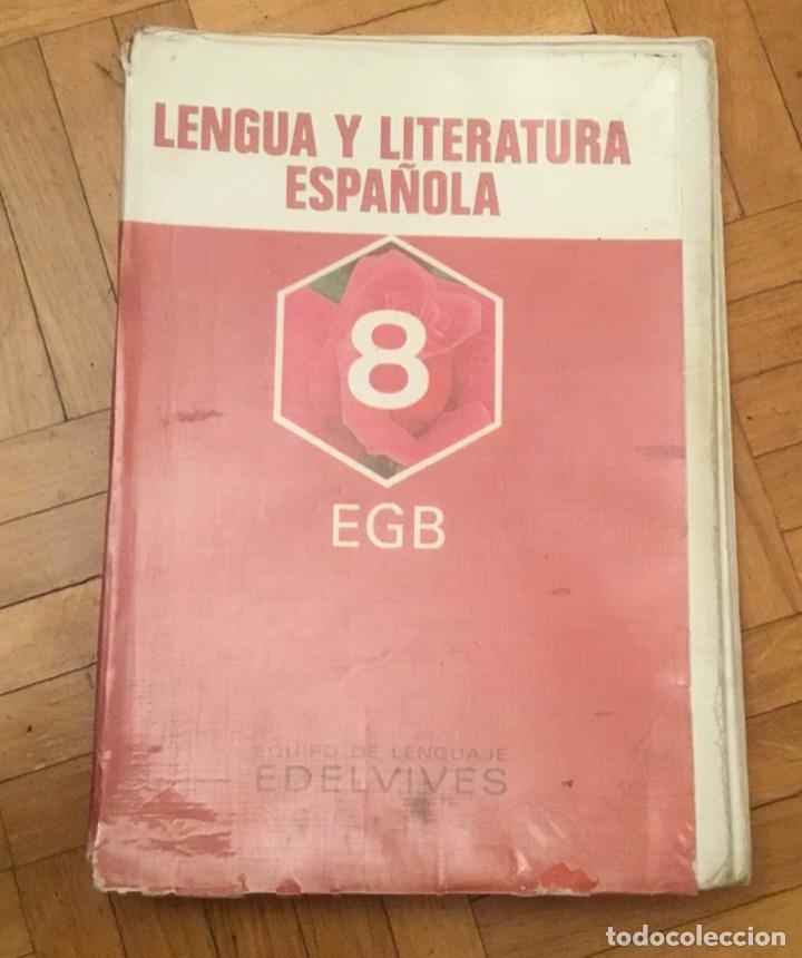 Libros de segunda mano: Lengua y literatura espa&ntilde;ola 8 Etb edelvives