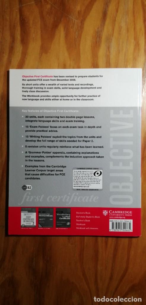 Libros de segunda mano: CAMBRIDGE OBJECTIVE &ndash; FIRST CERTIFICATE - Foto 8
