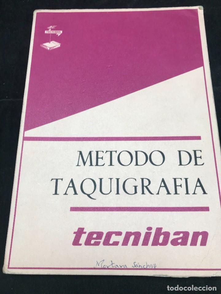Libros de segunda mano: M&eacute;todo de taquigraf&iacute;a, Tecniban. - Foto 1