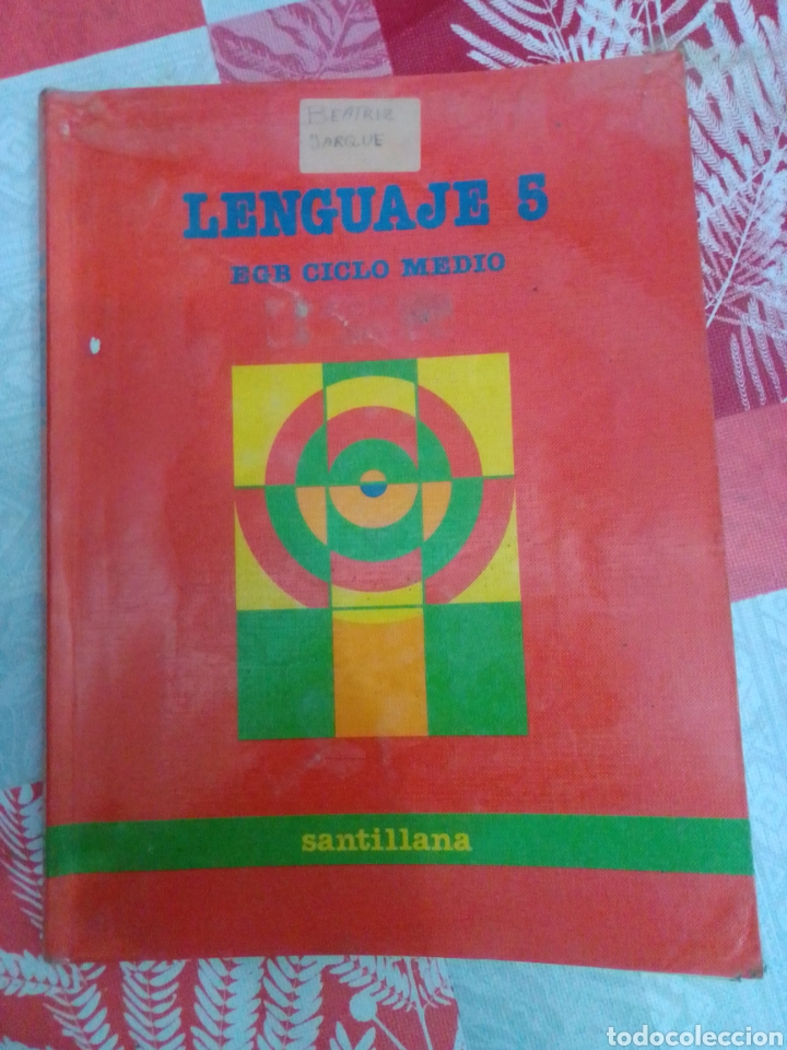 Libros de segunda mano: Libro EGB lenguaje 5 Santillana - Foto 1
