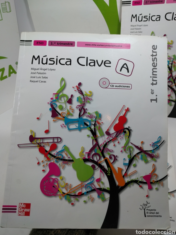 Libros de segunda mano: M&uacute;sica clave. 3 libros. Proyecto el &aacute;rbol del conocimiento. - Foto 2