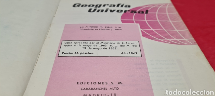 Libros de segunda mano: Precioso libro. Geografia Universal. Ediciones S.M - Foto 3