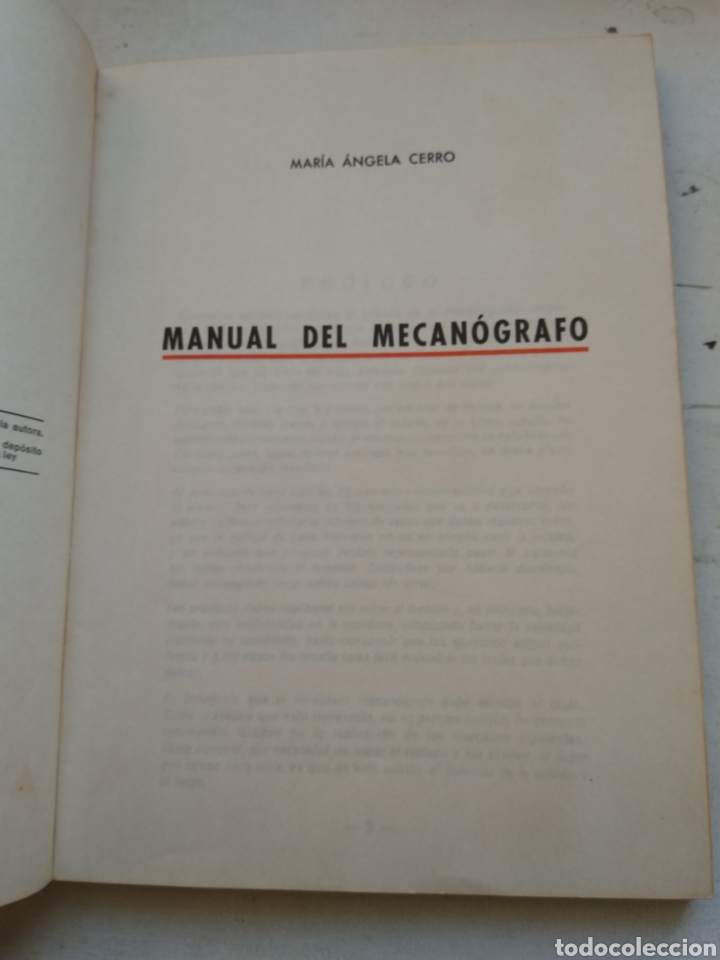 Libros de segunda mano: MANUAL DEL MECANOGRAFO CURSO COMPLETO - Foto 4