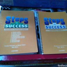 Libros de segunda mano: STEPS TO SUCCESS. TEACHERS GUIDE Y RESOURCE.. Lote 313499508