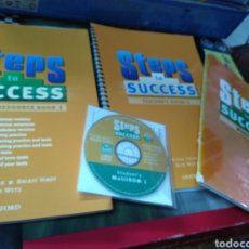 Libros de segunda mano: STEPS TO SUCCESS. WORBOOK 1. GUIDE Y RESOURCE. + CD. Lote 313500148