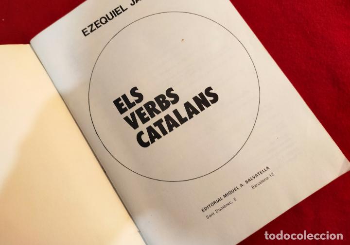 Libros de segunda mano: ELS VERBS CATALANS - EZEQUIEL JANE - Foto 2