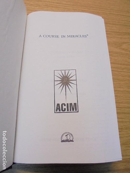 Libros de segunda mano: A COURSE IN MIRACLES. TEXT. WORKBOOK FOR STUDENTS. MANUAL FOR TEACHERS. FOUNDATION FOR INNER PEACE - Foto 6