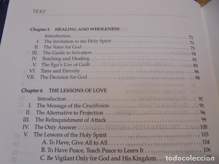 Libros de segunda mano: A COURSE IN MIRACLES. TEXT. WORKBOOK FOR STUDENTS. MANUAL FOR TEACHERS. FOUNDATION FOR INNER PEACE - Foto 10