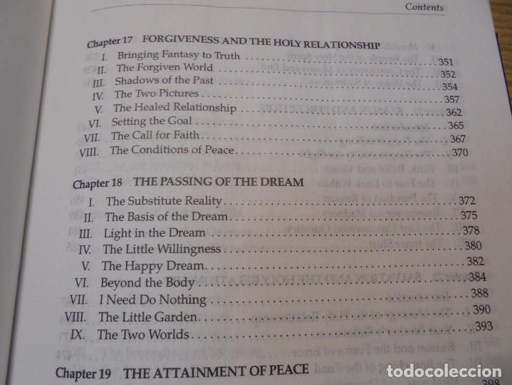Libros de segunda mano: A COURSE IN MIRACLES. TEXT. WORKBOOK FOR STUDENTS. MANUAL FOR TEACHERS. FOUNDATION FOR INNER PEACE - Foto 16
