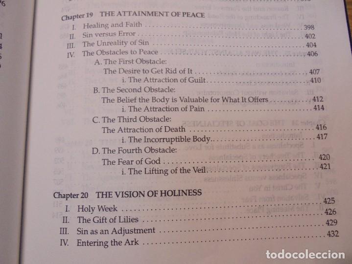 Libros de segunda mano: A COURSE IN MIRACLES. TEXT. WORKBOOK FOR STUDENTS. MANUAL FOR TEACHERS. FOUNDATION FOR INNER PEACE - Foto 17