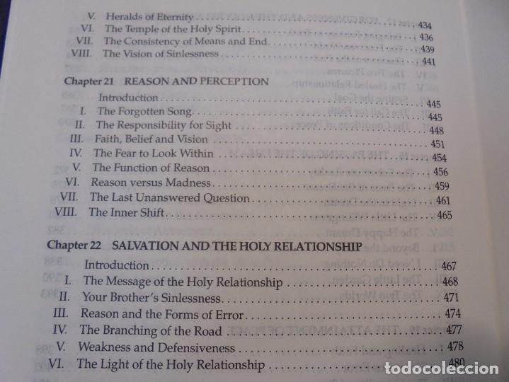 Libros de segunda mano: A COURSE IN MIRACLES. TEXT. WORKBOOK FOR STUDENTS. MANUAL FOR TEACHERS. FOUNDATION FOR INNER PEACE - Foto 18