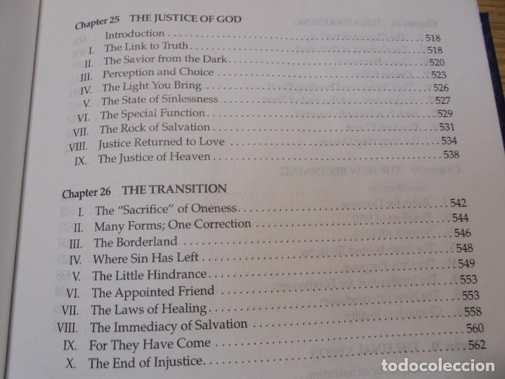 Libros de segunda mano: A COURSE IN MIRACLES. TEXT. WORKBOOK FOR STUDENTS. MANUAL FOR TEACHERS. FOUNDATION FOR INNER PEACE - Foto 20
