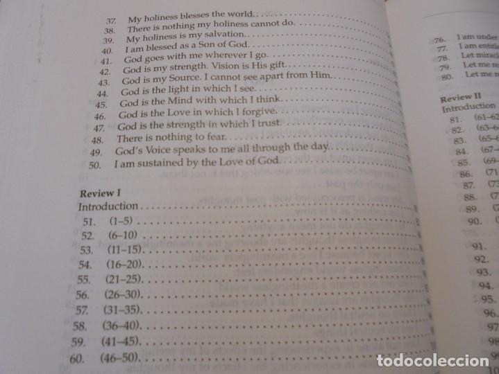 Libros de segunda mano: A COURSE IN MIRACLES. TEXT. WORKBOOK FOR STUDENTS. MANUAL FOR TEACHERS. FOUNDATION FOR INNER PEACE - Foto 27