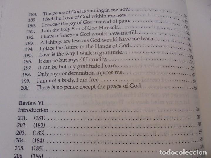Libros de segunda mano: A COURSE IN MIRACLES. TEXT. WORKBOOK FOR STUDENTS. MANUAL FOR TEACHERS. FOUNDATION FOR INNER PEACE - Foto 35
