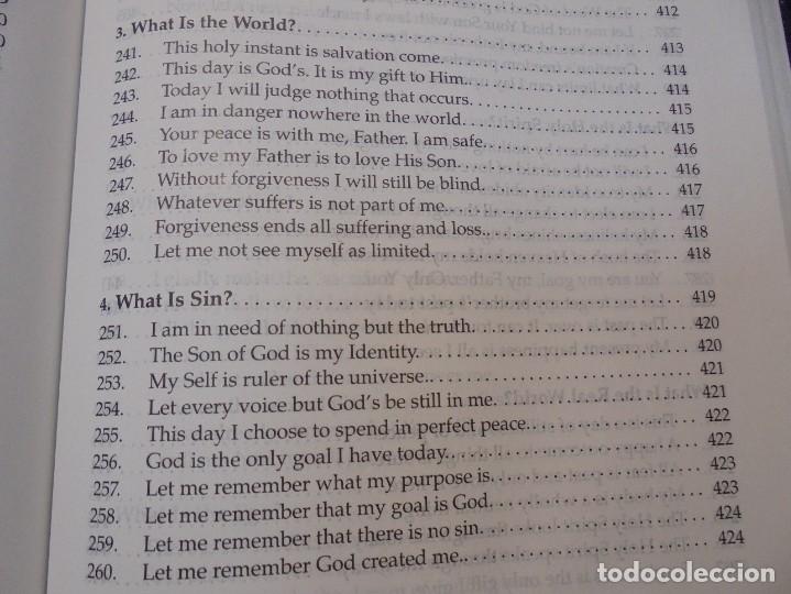 Libros de segunda mano: A COURSE IN MIRACLES. TEXT. WORKBOOK FOR STUDENTS. MANUAL FOR TEACHERS. FOUNDATION FOR INNER PEACE - Foto 38