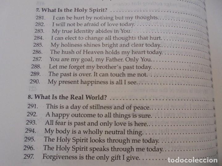 Libros de segunda mano: A COURSE IN MIRACLES. TEXT. WORKBOOK FOR STUDENTS. MANUAL FOR TEACHERS. FOUNDATION FOR INNER PEACE - Foto 40