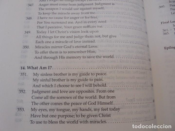 Libros de segunda mano: A COURSE IN MIRACLES. TEXT. WORKBOOK FOR STUDENTS. MANUAL FOR TEACHERS. FOUNDATION FOR INNER PEACE - Foto 44