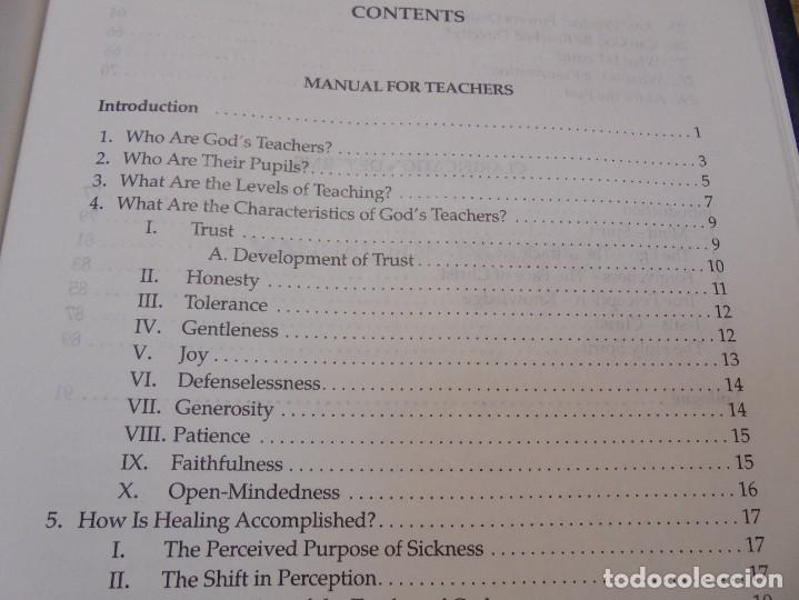 Libros de segunda mano: A COURSE IN MIRACLES. TEXT. WORKBOOK FOR STUDENTS. MANUAL FOR TEACHERS. FOUNDATION FOR INNER PEACE - Foto 47