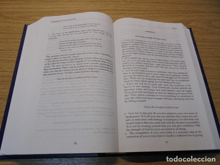Libros de segunda mano: A COURSE IN MIRACLES. TEXT. WORKBOOK FOR STUDENTS. MANUAL FOR TEACHERS. FOUNDATION FOR INNER PEACE - Foto 50