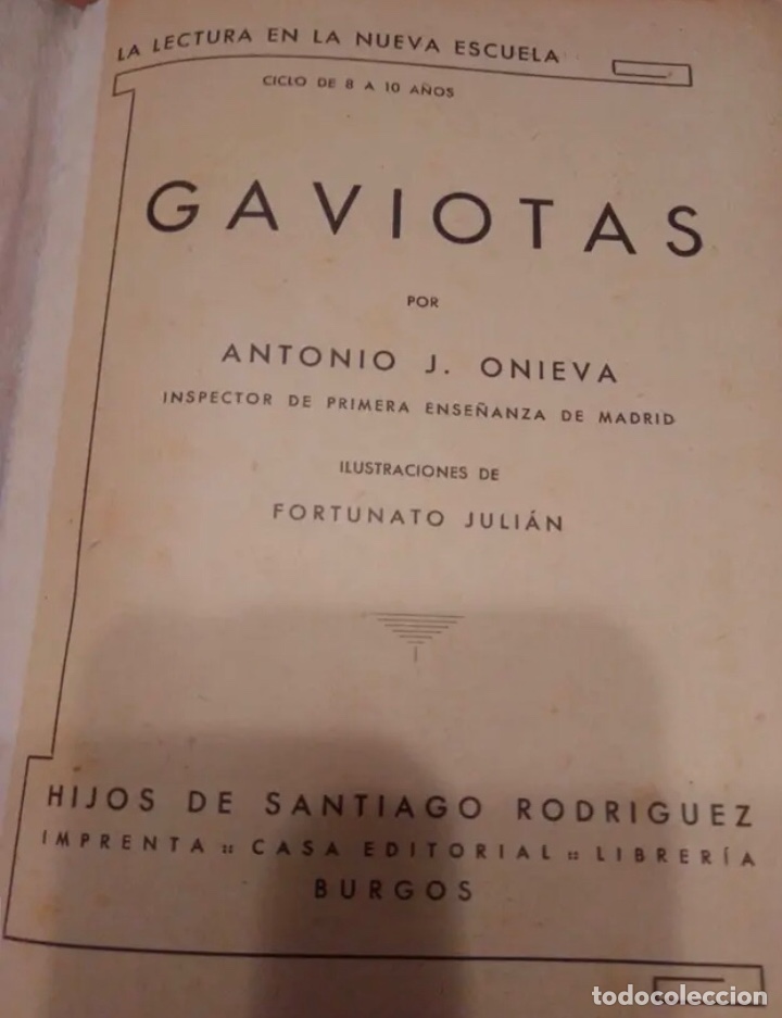 Libros de segunda mano: GAVIOTAS (LIBRO ANTIGUO). A&ntilde;o 1939 - Foto 2