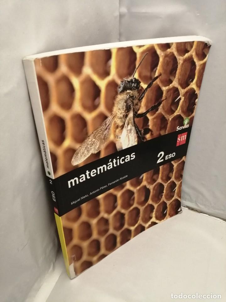 Libros de segunda mano: MATEM&Aacute;TICAS. 2 ESO. SAVIA - Foto 3