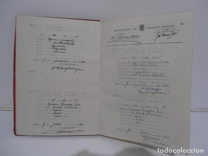 Libros de segunda mano: LIBRO DE CALIFICACION ESCOLAR, ENSE&Ntilde;ANZA MEDIA, 1940 - Foto 3