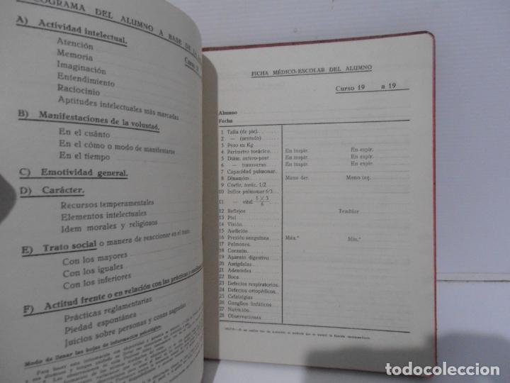 Libros de segunda mano: LIBRO DE CALIFICACION ESCOLAR, ENSE&Ntilde;ANZA MEDIA, 1940 - Foto 8