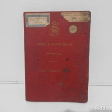 Libros de segunda mano: LIBRO DE CALIFICACION ESCOLAR, ENSEÑANZA MEDIA, 1940. Lote 316235788