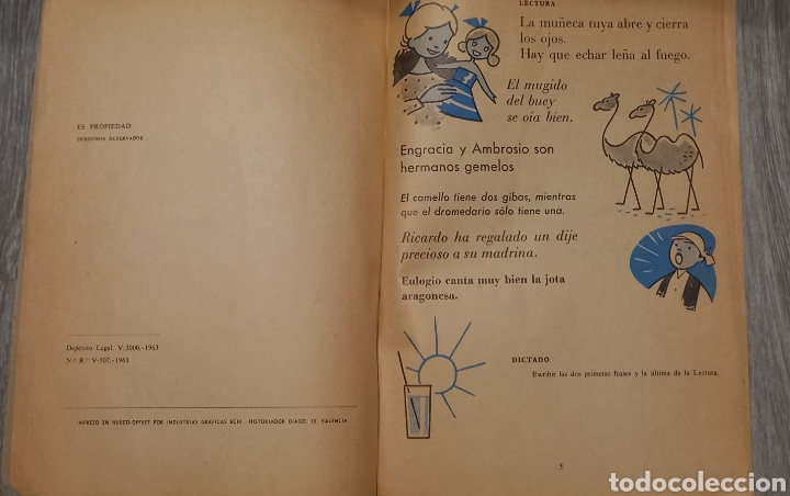 Libros de segunda mano: &iexcl;En marcha! Primer libro de lectura. Editorial ECIR.1963 - Foto 2