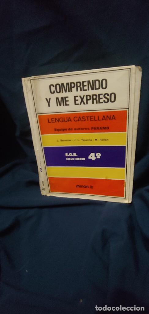 Libros de segunda mano: Libro de texto,Comprendo y me Expreso 4 EGB. Mi&ntilde;on. - Foto 1