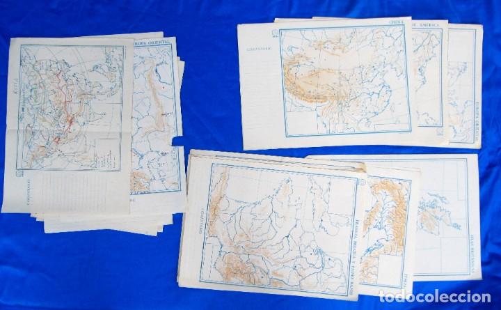 Libros de segunda mano: LOTE DE MAPAS MUDOS. EDITORIAL TEIDE, 1960. - Foto 1
