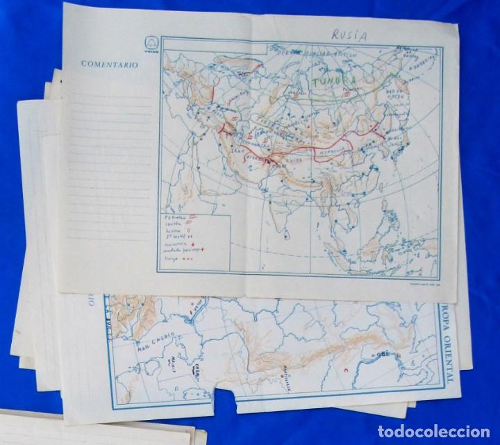 Libros de segunda mano: LOTE DE MAPAS MUDOS. EDITORIAL TEIDE, 1960. - Foto 3