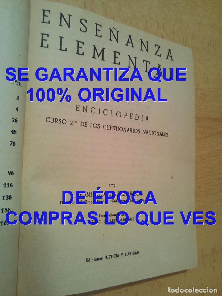 Libros de segunda mano: ENSE&Ntilde;ANZA ELEMENTAL DOMINGO GIL VIZMANOS 1956 LIBRO DE TEXTO U71 - Foto 2