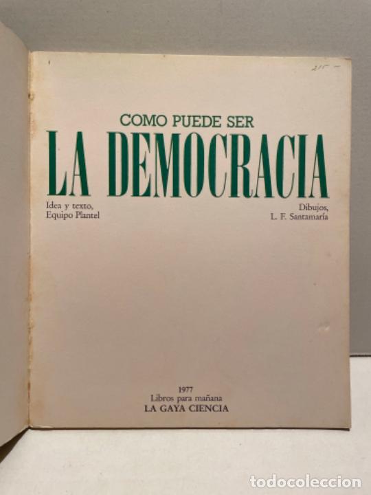 Libros de segunda mano: LIBRO LA DEMOCRACIA A&Ntilde;O 1977 - Foto 2