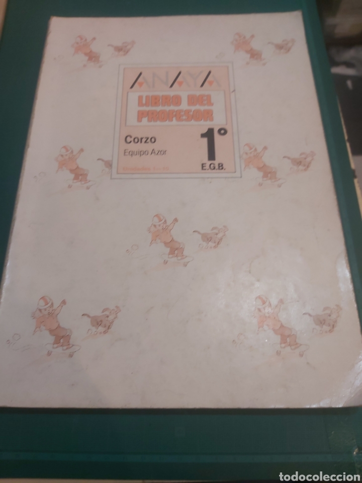 Libros de segunda mano: CORZO LIBRO PROFESOR EQUIPO AZOR 1 EGB ANAYA 1989 - Foto 1