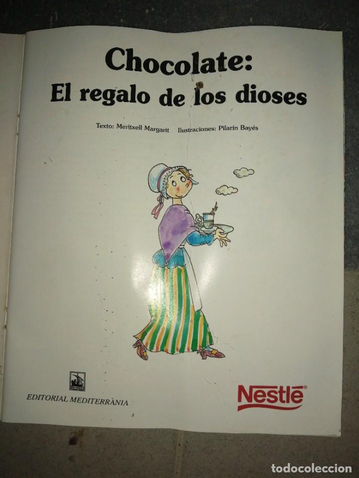 Libros de segunda mano: Libro chocolate el regalo de los dioses Nestl&eacute; a&ntilde;o 1998 - Foto 2
