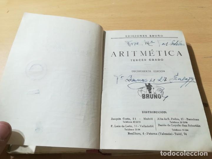 Libros de segunda mano: TRATADO DE ARITMETICA / TERCER GRADO / BRU&Ntilde;O / AO54 - Foto 5