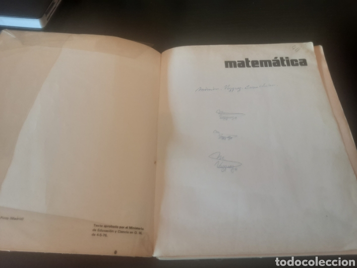 Libros de segunda mano: Matem&aacute;tica 1 bachillerato. Educaci&oacute;n Santillana - Foto 4