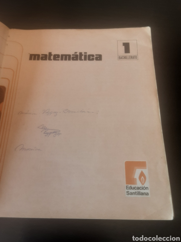Libros de segunda mano: Matem&aacute;tica 1 bachillerato. Educaci&oacute;n Santillana - Foto 5