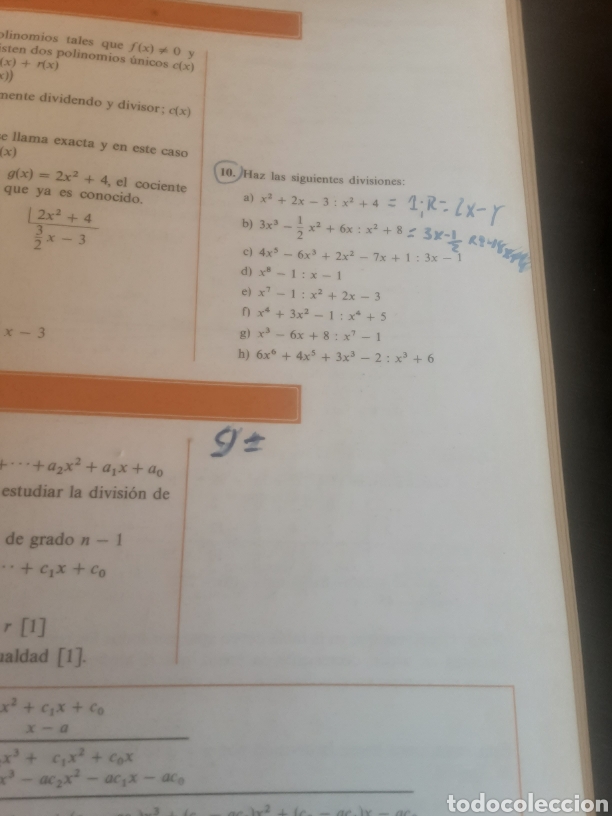 Libros de segunda mano: Matem&aacute;tica 1 bachillerato. Educaci&oacute;n Santillana - Foto 9
