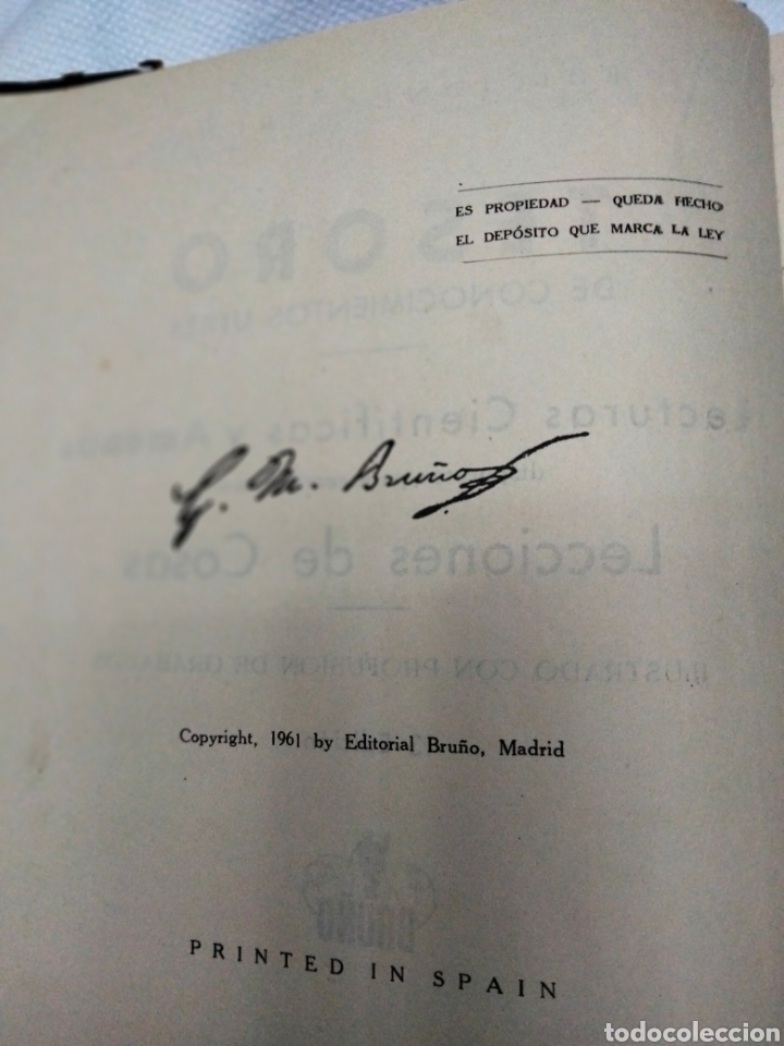 Libros de segunda mano: TESOROS DE CONOCIMIENTOS UTILES . ED BRU&Ntilde;O - Foto 4