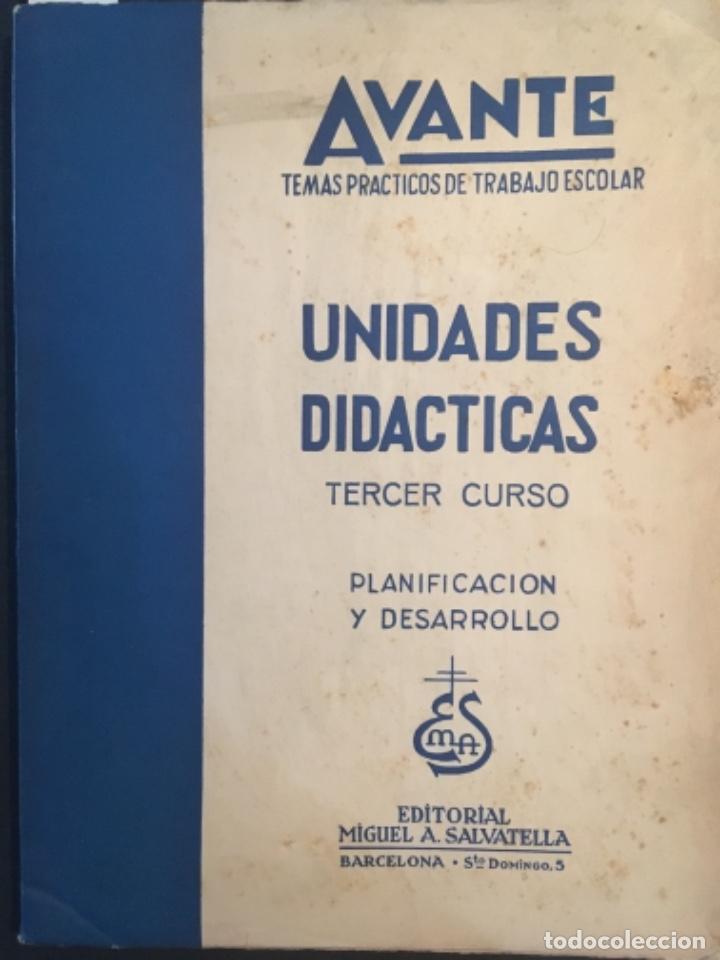 Libros de segunda mano: UNIDADES DIDACTICAS, TERCER CURSO, PLANIFICACION Y DESARROLLO