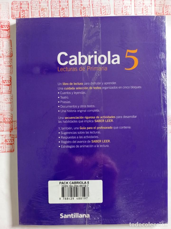 Libros de segunda mano: Cabriola 5 Primaria. Lecturas con CD. Santillana - Foto 2