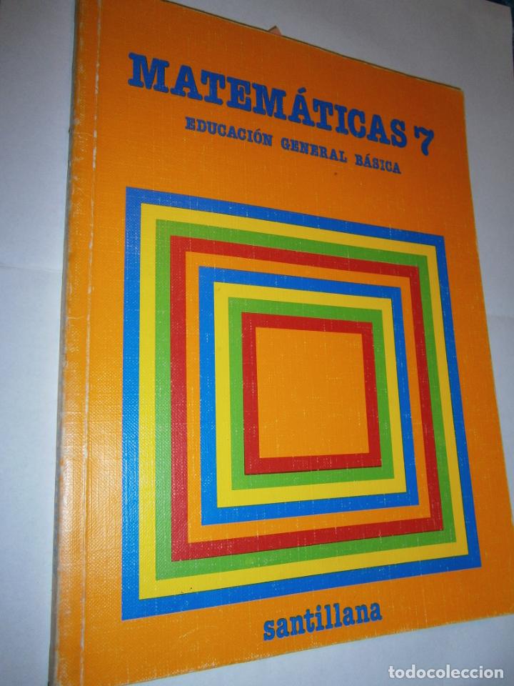 Libros de segunda mano: ANTIGUO LIBRO DE TEXTO - MATEMATICAS 7&ordm; EGB - LC1 - Foto 1