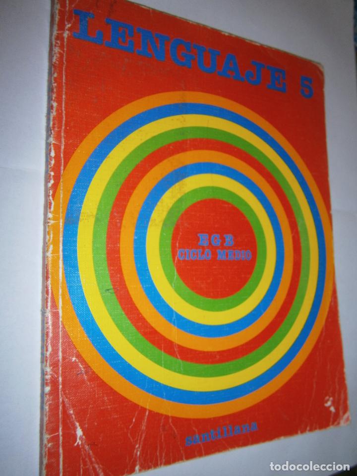 Libros de segunda mano: ANTIGUO LIBRO DE TEXTO - LENGUAJE 5&ordm; EGB - L4 - Foto 1